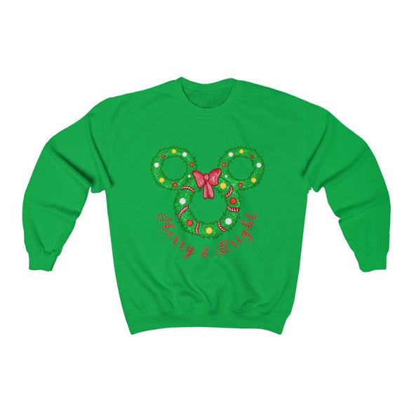 Merry Wreath Crewneck Sweatshirt