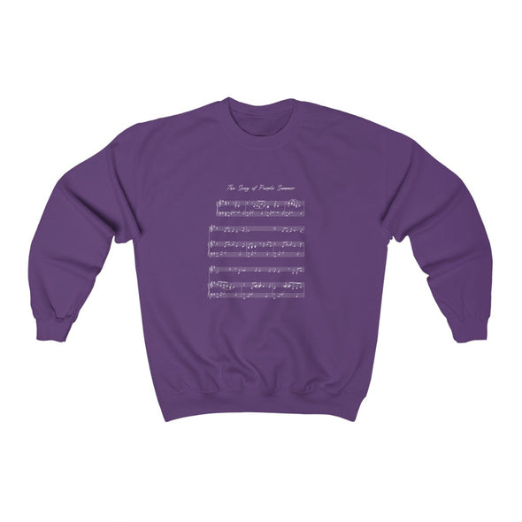 Purple Summer Crewneck Sweatshirt