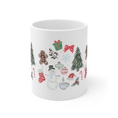 Christmas Print Mug 11oz