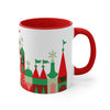Small World Christmas Accent Coffee Mug, 11oz