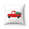 Christmas Tree Farm Square Pillow