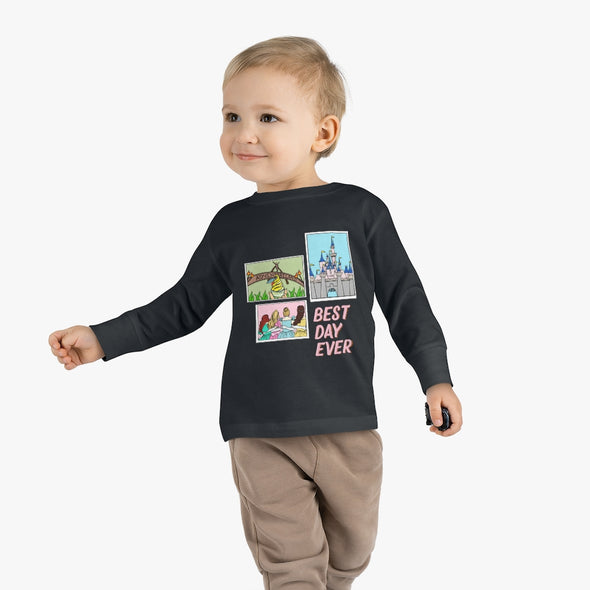 Best Day Ever Toddler Long Sleeve Tee