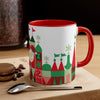 Small World Christmas Accent Coffee Mug, 11oz