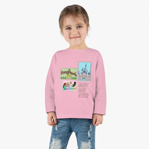 Best Day Ever Toddler Long Sleeve Tee