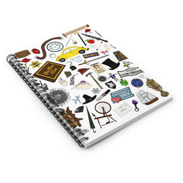 Once Upon A Time Spiral Notebook - Ruled Line