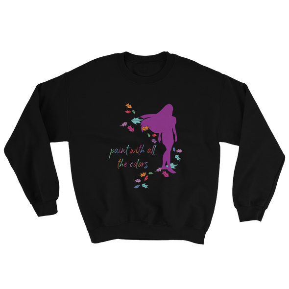 All The Colors Sweatshirt (black)